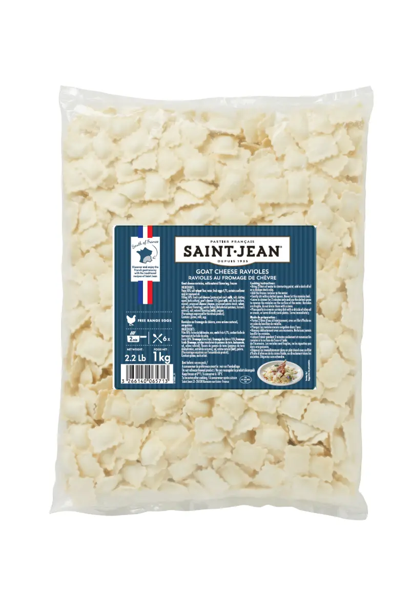 A picture of IQF Ravioles w/ Goat Cheese