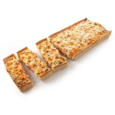 A picture of Goat Cheese Tomato Basil Quiche