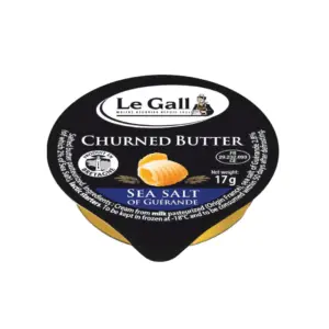 A picture of Le Gall Churned Butter 17g Cup Salted