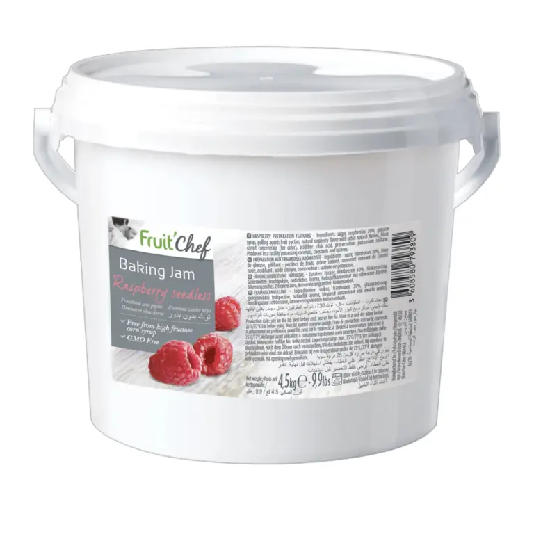 A picture of Andros baking jam raspberry