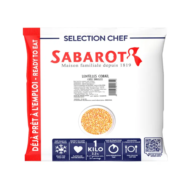 A picture of IQF Red Split Lentils