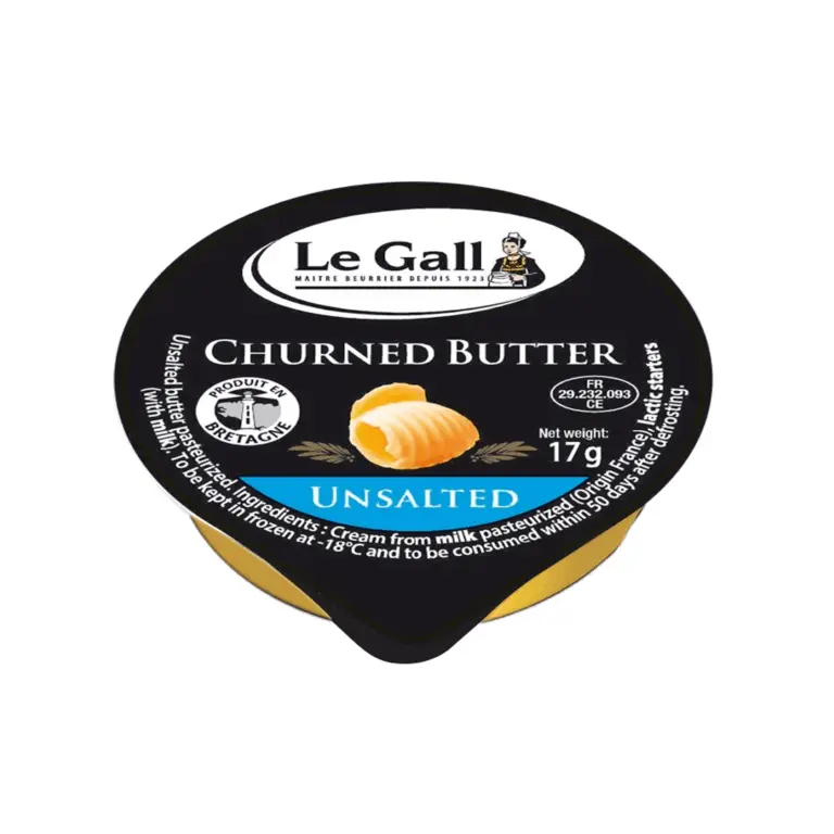 A picture of Le Gall Churned Butter 17g Cup Unsalted