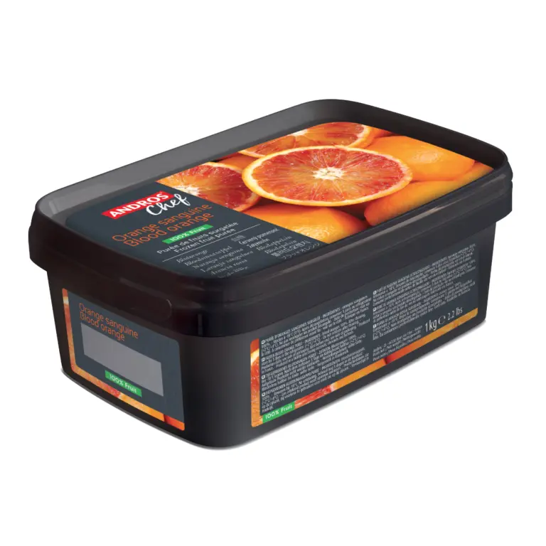 A picture of Andros Blood Orange Puree Unsweetened