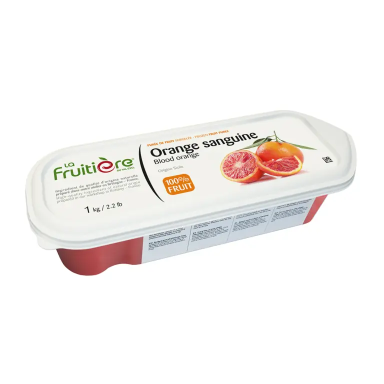 A picture of La Fruitiere NSA Blood Orange Puree Single Strength