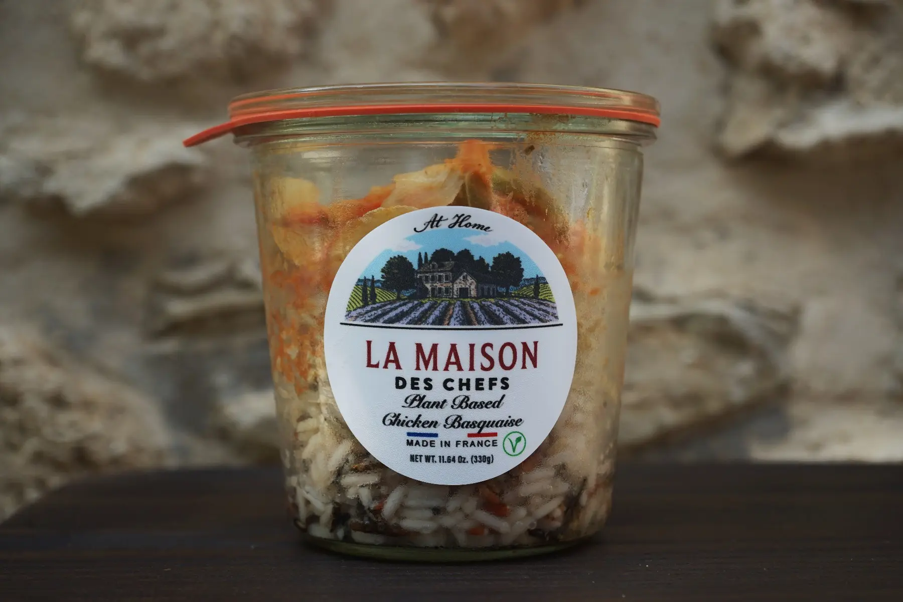 A picture of Plant-based Chicken Basquaise in Jar