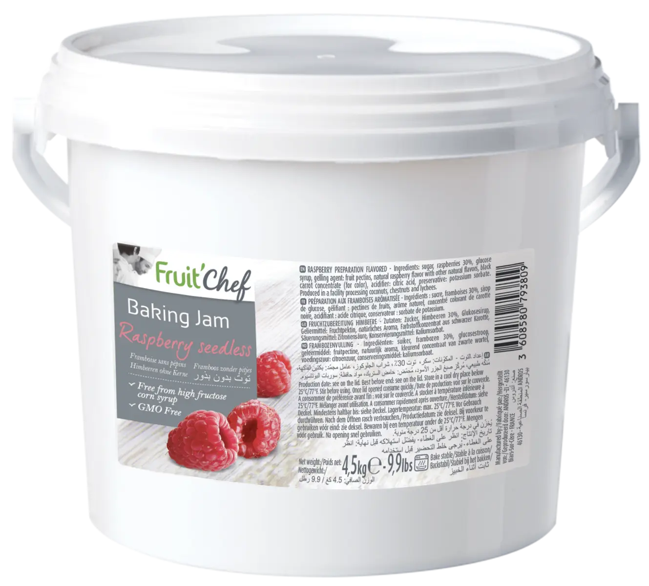 A picture of Andros baking jam raspberry