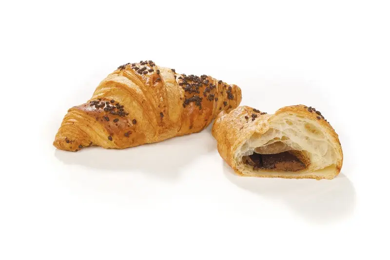 A picture of Chocolate Hazelnut Filled Croissants
