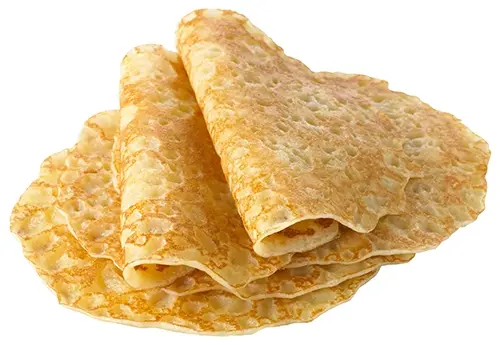 A picture of Plain Small Fluffy Crepe 6’’