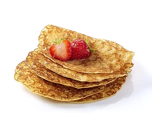 A picture of Small Vanilla Fluffy Crepe 5.5