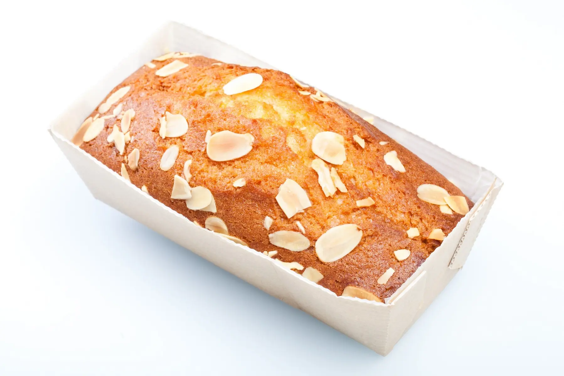 A picture of IW Almond Soft Cake with label