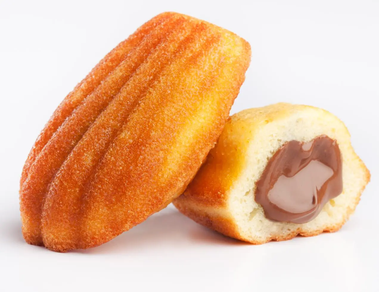 A picture of Large Cocoa with Hazelnut Filled Madeleine bulk