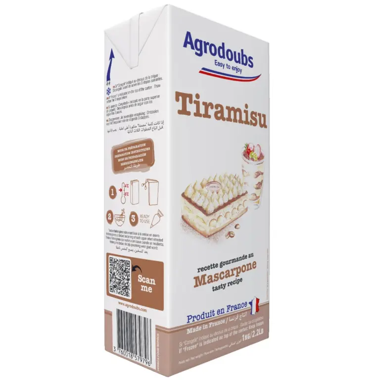 A picture of Mascarpone Mix for Tiramisu Tetra Brik®
