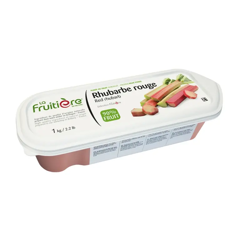 A picture of La Fruitiere Red Rhubarb Puree