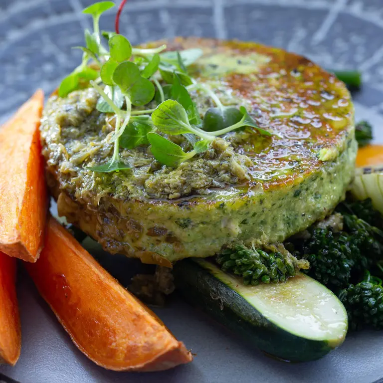 A picture of Veggie Super Greens Burger