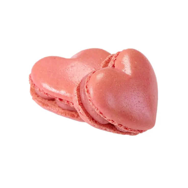 A picture of Macarons Heart-Shaped Raspberry 15g
