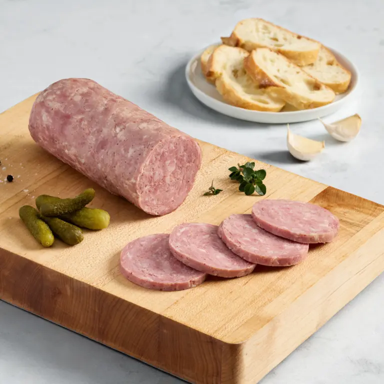 A picture of Saucisson a l'ail - French Garlic Sausage