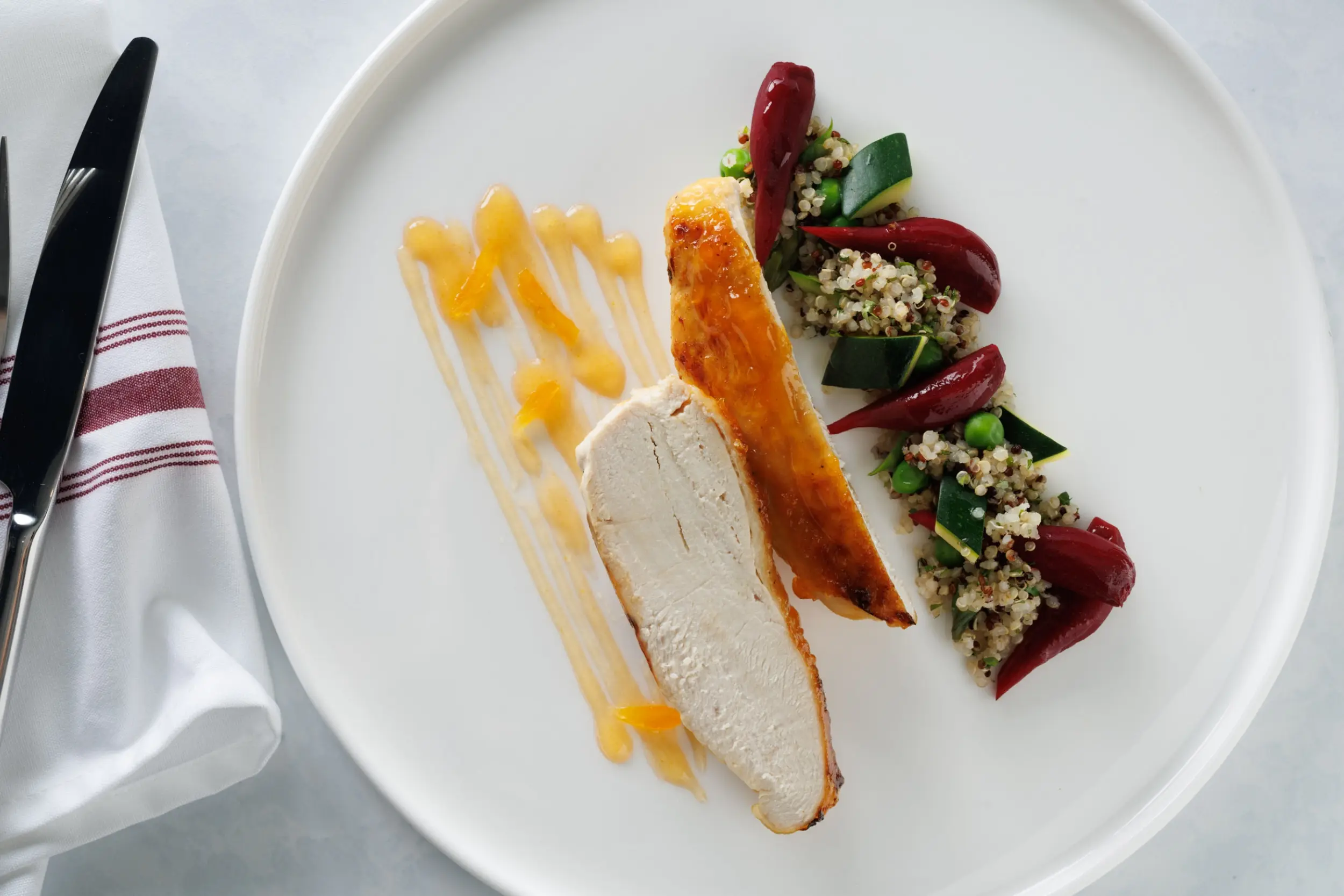 A picture of Apricot Glazed Chicken Breast