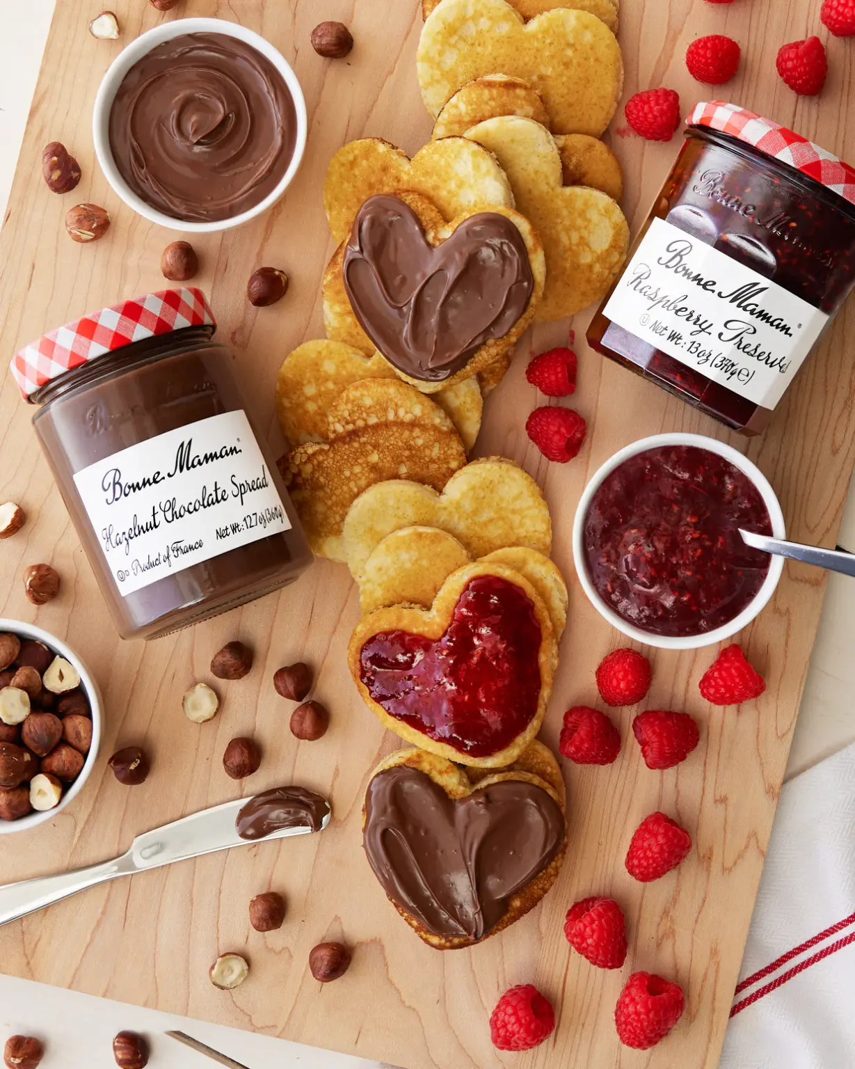 A picture of Hazelnut Chocolate Pancake Board