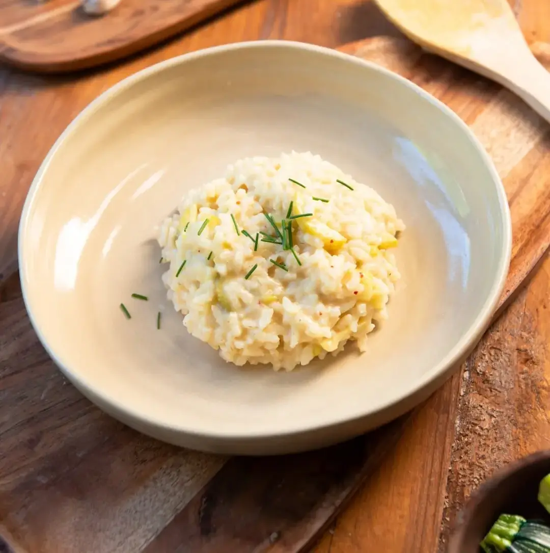 A picture of Zucchini & Gorgonzola Risotto