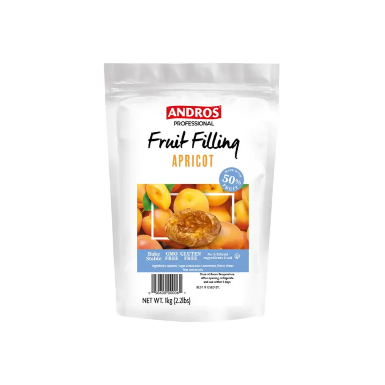 A picture of 50% Bake Stable Fruit Filling Apricot