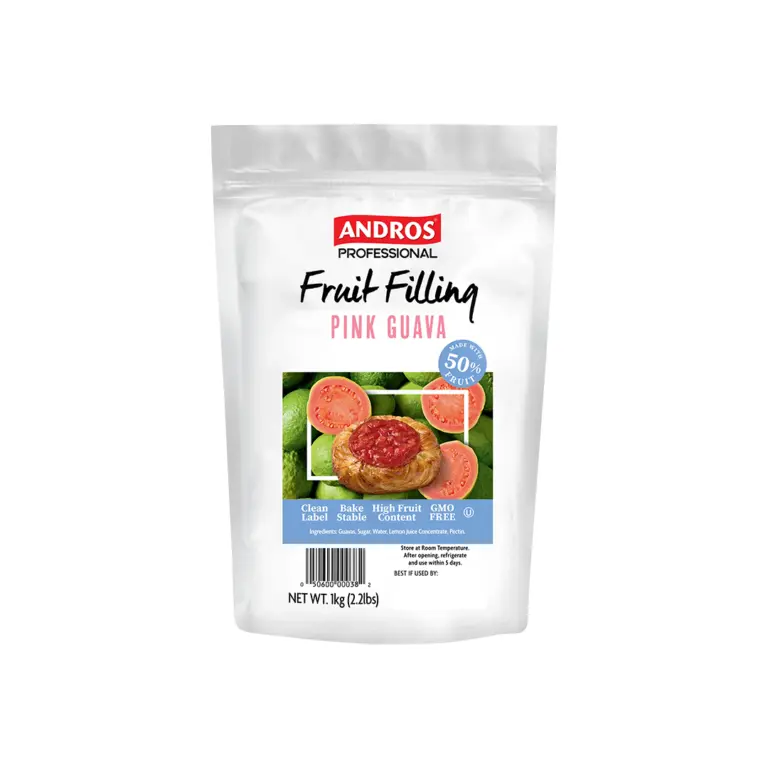 A picture of 50% Bake Stable Fruit Filling Pink Guava