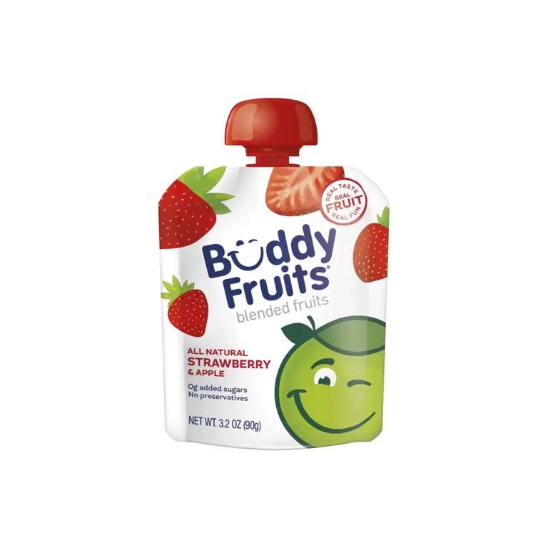A picture of Buddy Fruits Strawberry Pouch BULK