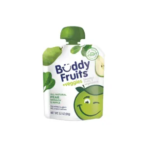 A picture of Buddy Fruits Spinach Pear Pouch