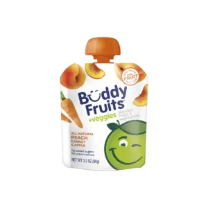 A picture of Buddy Fruits Apple Peach Carrot Pouch