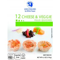 Cheese and Veggie Fillo Quiches