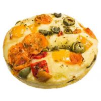 Round Focaccia Mediterranean 