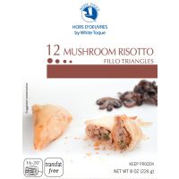 Mushroom Risotto Triangles
