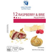 Raspberry & Brie Fillo Puffs