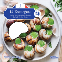 12 Escargots in Shell w/ Butter