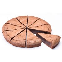 Large Chocolate Fondant Cake Precut