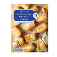 Brie & Pear Fillo Rolls