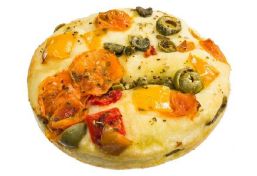 Round Focaccia Mediterranean 