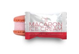 Macaron Ice Cream Raspberry Lychee
