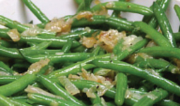 Green Beans With Glazed Shallots